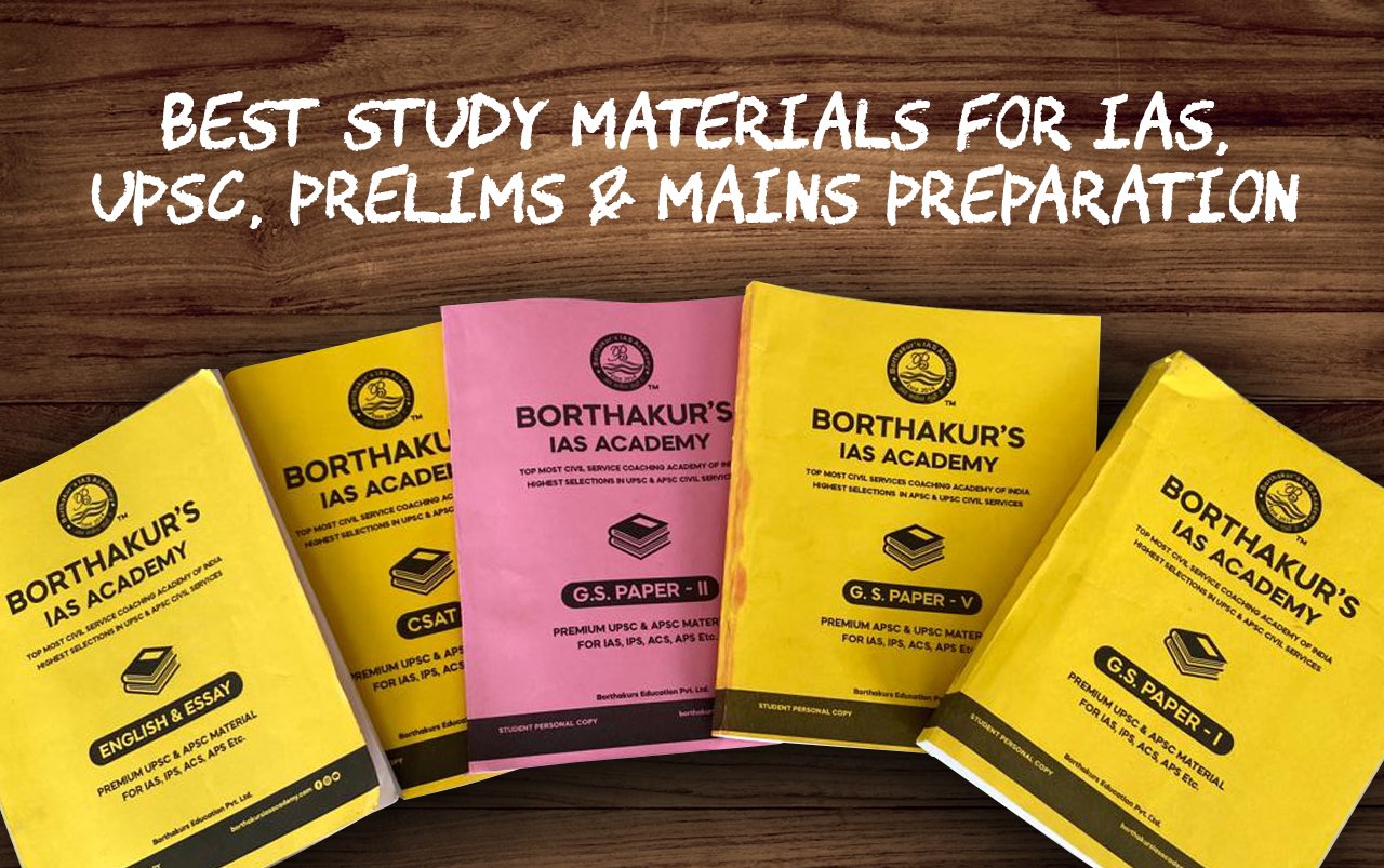 Best Study Materials For IAS, UPSC - Prelims & Mains Preparation ...