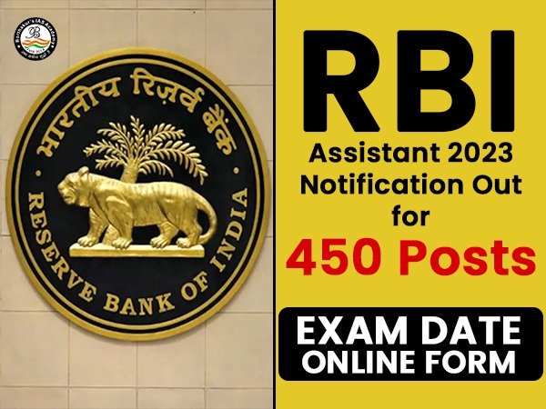 Rbi Assistant 2023 Notification Out For 450 Posts